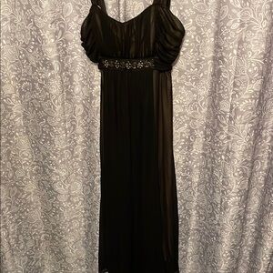 Connected Apparel Black Maxi Dress